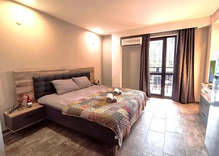 Apartman Cozy 1br Mountain View For 4 Guests